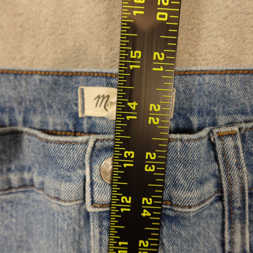Madewell‎ Jeans Perfect Vintage Straight Jean Women's 33 Blue Denim High Rise - Picture 5 of 12